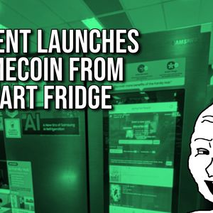 Student Launches Solana Memecoin from Samsung Fridge in Mall