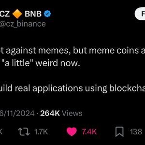 Binance Founder Zhao Changpeng Calls for Focus on Real Applications Amid Concerns Over Two BNBChain Memecoins' Sharp Price Drop
