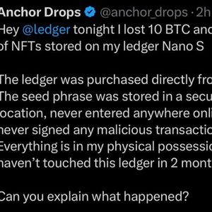 Ledger User Loses $1M in BTC and $1.5M in NFTs to 2022 Phishing Attack