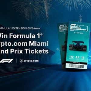 Formula 1 Extends Partnership with Crypto.com Through 2030, Including Miami Grand Prix Title Sponsorship; Began in 2021