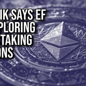 Vitalik Buterin Says Ethereum Foundation is Considering Staking ETH
