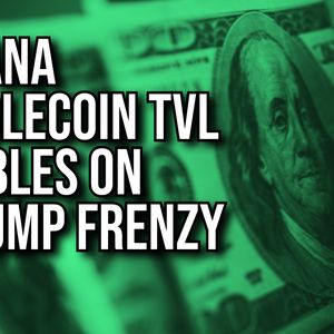 Solana Stablecoin TVL Doubles on TRUMP Frenzy: CCData