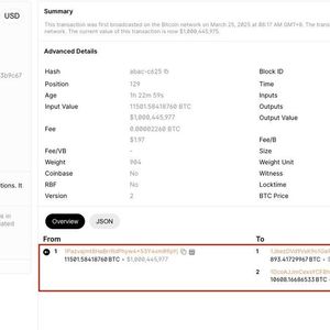 Mt. Gox Transfers 11,501 BTC Worth $1.01 Billion, Including 893.4 BTC for $78.11M; Bitcoin Prices Near $86,000