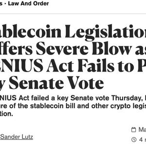 Senate Democrats Block GENIUS Act in 49-48 Vote Over Trump's Ties to Binance