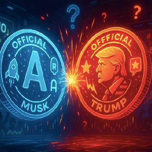 Epic Meme Coin Battle: Will OFFICIAL MUSK Overtake OFFICIAL TRUMP?