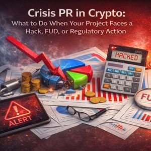 Crisis PR in Crypto: What to Do When Your Project Faces a Hack, FUD, or Regulatory Action