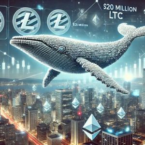 Litecoin Whale Withdraws $20 Million In LTC From Binance: Bullish Sign?