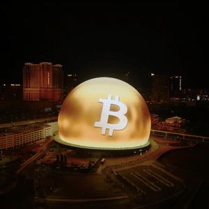 Bitcoin Takes Over Las Vegas Sphere: First Crypto To Be Displayed