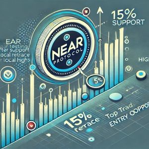 NEAR Testing Support After A 15% Retrace From Local Highs: Top Trader Shares Entry Opportunity