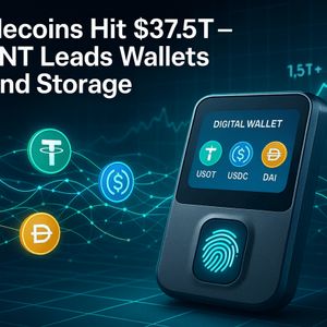 Stablecoins Hit $37.5T: How Stablecoins Are Turning Wallets Like D’CENT Into Action Hubs
