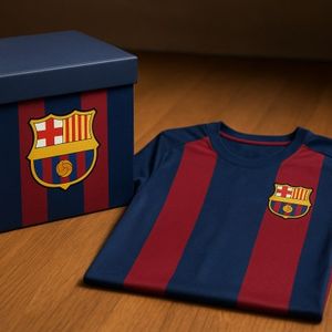 Mystery box FC Barcelona – koszulki i gadżety dla kibiców