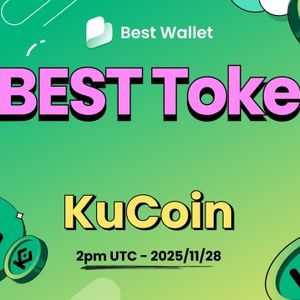 Best Wallet debiutuje na giełdzie KuCoin 28 listopada o godzinie 15:00. Dziś nadal dostępny w cenie debiutu na giełdzie