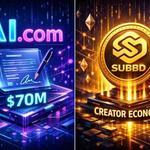 Crypto.com Founder Buys AI.com For $70M As The AI-Crypto Synergy Propels SUBBD Forward