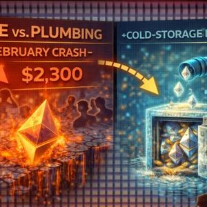 Price vs. Plumbing: Why Ethereum’s February Crash Collided With A Record Surge In Cold-Storage Migration