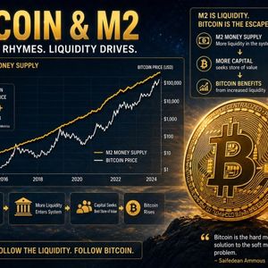 Analyst Says Everyone Misunderstood The M2-Bitcoin Relationship, Here’s What Happens