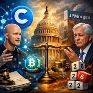 CLARITY Act News: Coinbase CEO Responds To Dimon While JPMorgan Sees Low Odds Of 2026 Passage