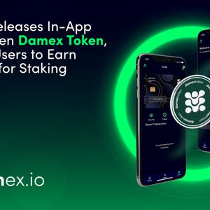 Damex Releases in-App Utility Token Damex Token, Enables Users to Earn Rewards for Staking Tokens