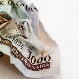 Nigerian Currency Plunges to New Low, Central Bank Says the Naira Is Undervalued