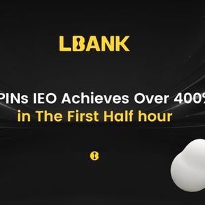 LBank’s PINs IEO Achieves Over 400% Gain in the First Half Hour