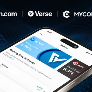 Bitcoin.com Collaborates With MyCointainer to Integrate VERSE Token on Its Platform