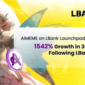 $AIMEME Soars: Achieves 1542% Growth in 30 Minutes Following LBank Listing