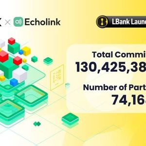 EchoLink Launchpad on LBank Ends With Over 130M USDT in Investment, $ECHO Set for Listing