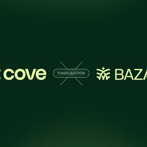 Cove Partners With Bazaar for Pioneering $COVE Token Auction to Decentralize and Bootstrap Protocol Liquidity