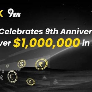 LBank Celebrates 9th Anniversary With Over $1,000,000 in Prizes