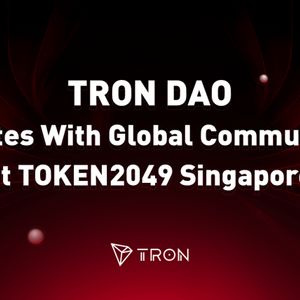 TRON DAO Unites With Global Community at TOKEN2049 Singapore