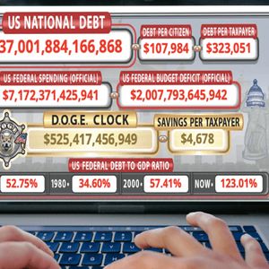 $37 Trillion and Counting: America’s Debt Spiral Has No Brake Pedal