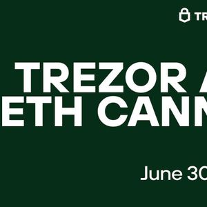 Trezor Joins ETH Community Conference Cannes 2025 as a Partner