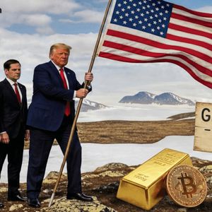Gold Breaks Records, Bitcoin Nosedives After Trump’s Renewed Greenland Annexation Push
