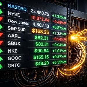 Tokenizing Big Finance: How Blockchain is Rewiring the Stock Market