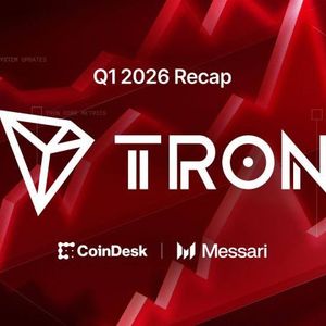 TRON Powers $2T in USDT Transfers in Q1; CoinDesk and Messari Research Highlight AI, Institutional Growth