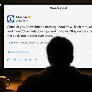 Litecoin X Account Tells Critics to ‘Stay on the Shallow End’ After 13-Block Reorg