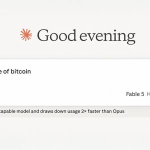 Claude Fable 5 Puts 25% Odds on Bitcoin Reaching $95K by Year-End 2026