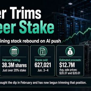 Tether Trims Bitdeer Stake After AI Push Lifts Bitcoin Mining Stock