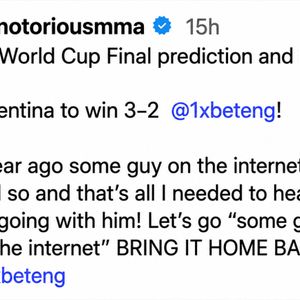Former UFC Champion Conor McGregor Risks $100K on Viral 3-2 World Cup Prophecy With a $3.6M Payday