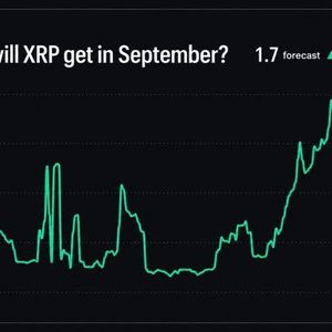Kalshi Says XRP Price Can Hit $1.70 in September