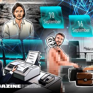 Paxos’ $500K Bitcoin fee, FTX tokens sales set to begin and other news: Hodler’s Digest, Sept. 10-16