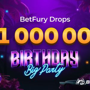 BetFury Drops $1,000,000 for Its 4th Anniversary Celebration