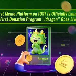 The First Meme Platform on IOST Is Officially Launching & The First Donation Program “idragon” Goes Live Now