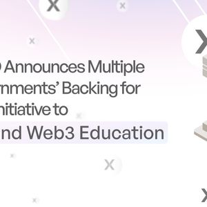 XCAD Announces Multiple Governments’ Backing for New Initiative to Expand Web3 Education