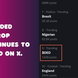 DED Trends on Twitter After Memecoin Snapshot Announcement