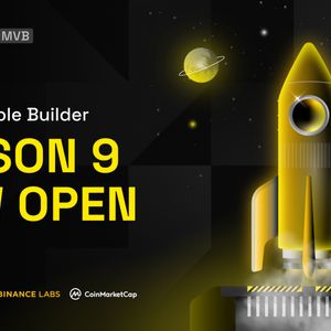 BNB Chain Opens Applications for Season 9 of Most Valuable Builder (MVB) in Partnership with Binance Labs and CMC Labs