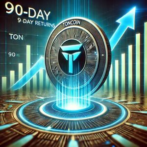 Toncoin’s 90-Day Returns Turn Positive: Is A Massive Rally On The Horizon?