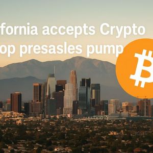 California State to Accept Crypto,  Top Presales to Pump?