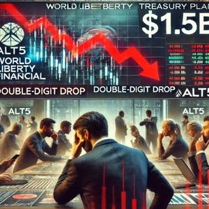 ALT5’s $1.5B World Liberty Financial Treasury Plan Sparks Double-Digit Share Decline