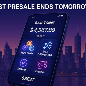 Best Wallet Token’s $17.6M Presale Ends Tomorrow as It’s Your Last Chance to Join
