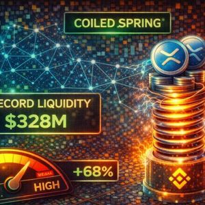 XRP Shows “Coiled Spring” Setup As Network Liquidity Hits Record Levels